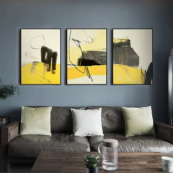28x36In Značky dekoratívne maľby domov pozadí olejomaľba moderný minimalistický kreatívne nástenné maľby pintura La peinture
