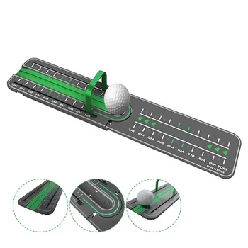 Golf Presnosť Vzdialenosti Uvedenie Vŕtať Zelená Mat Loptu Pad Mini učebné Pomôcky Príslušenstvo Dodávky Praxe pre Domáce Kancelárie Vnútorné