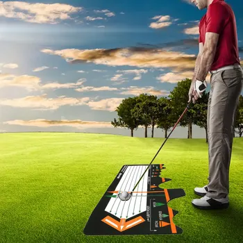 Golf Uvedenie Školenia Mat Golf Biť Swing Cesta Aids Pad držanie tela Pomocný Mat pre Golf Biť Trajektórie Smer Analýza