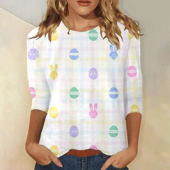 Nové dámske Tričko Tlač Tričko pre Ženy, Elegantná Móda Ženské Oblečenie, Streetwear Vintage Dlhý Rukáv Sweatershirt 2024