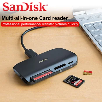 SanDisk ImageMate PRO USB-C Reader Na CF, SD microSDXC Karta, Slot pre UHS-I MicroSD Pamäťových Kariet USB3.0 Vysokú prenosovú rýchlosť