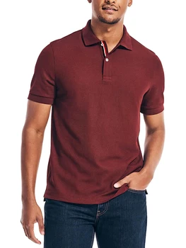 Veľkosť pánske voľné plus-size bežné pevné farba-krátke rukávy POLO tričko plus verzia